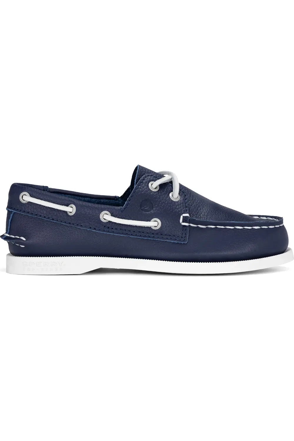 Детские туфли лоферы на плоской подошве Authentic Original Boat Shoe Sperry, Midnight Blue — фото 2