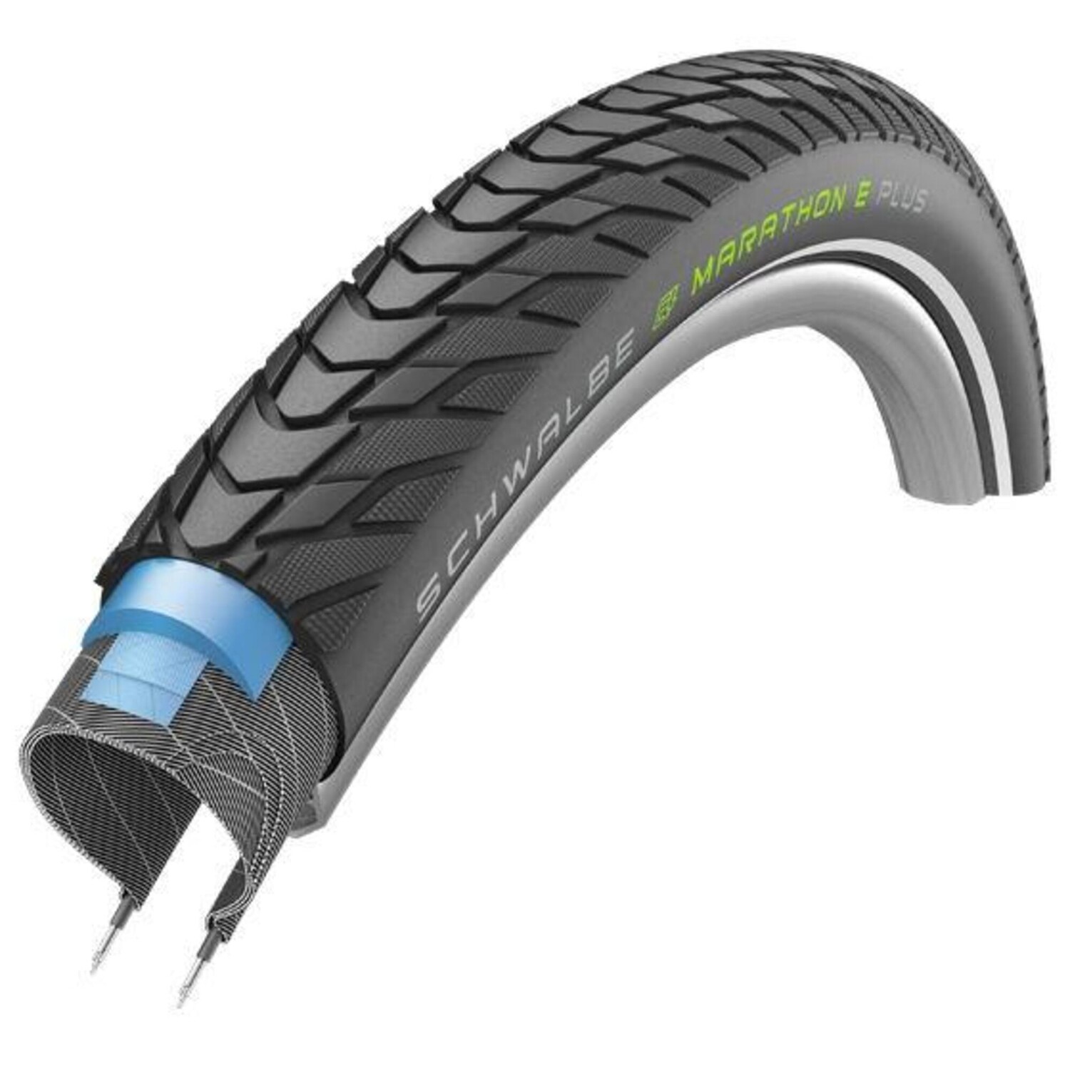 

Проволочная шина Marathon E-Plus 28x2.00 - Smart DualGuard - Addix E SCHWALBE, черный черный