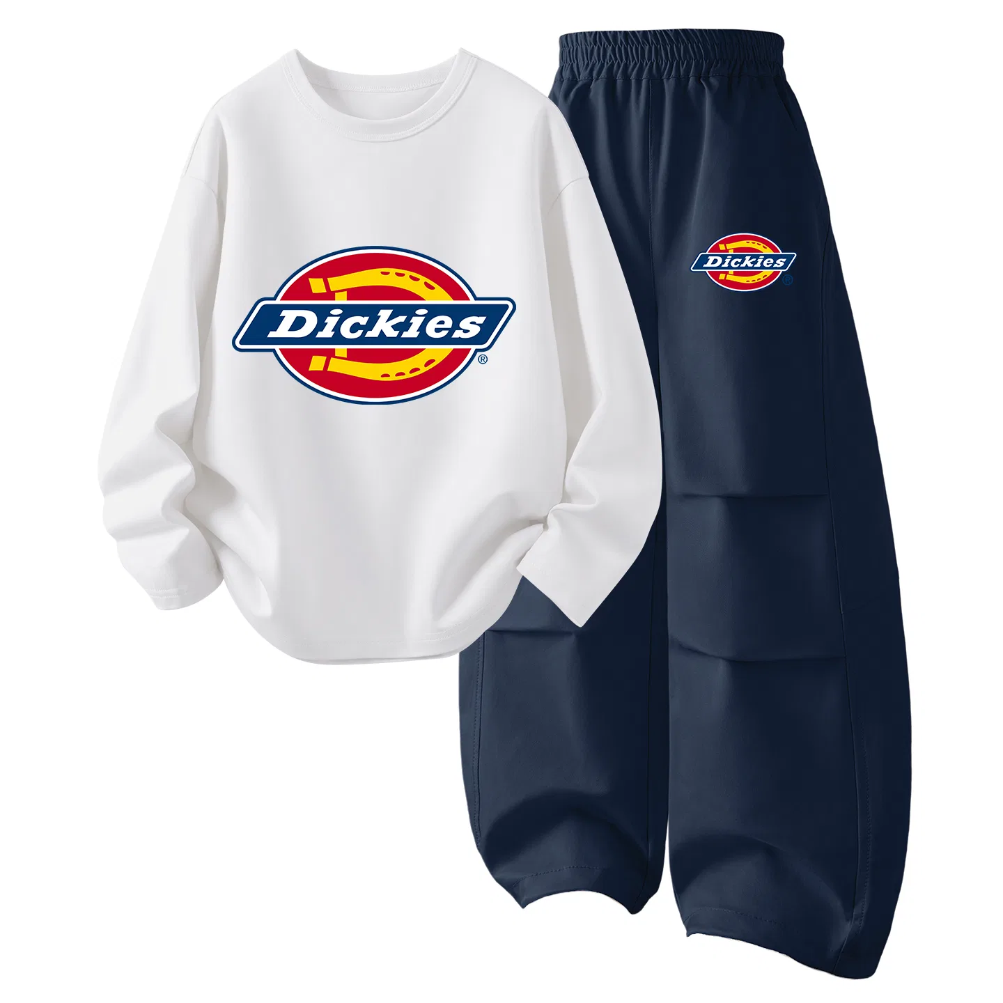 Детский спортивный костюм с принтом Dickies, Gray Blue — фото 3