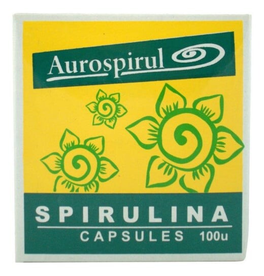 

Aurospirul, БАД Спирулина с амлой, 100 капсул