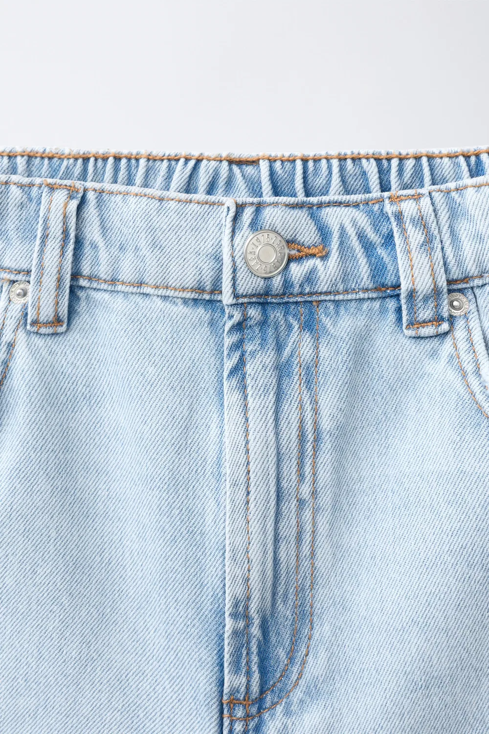 Джинсы-шары ZARA, Light blue — фото 3