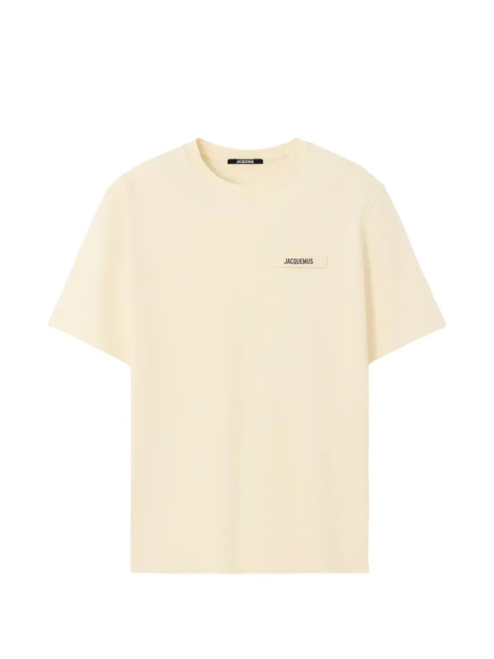 Футболка с нашивкой-логотипом Jacquemus, бежевый