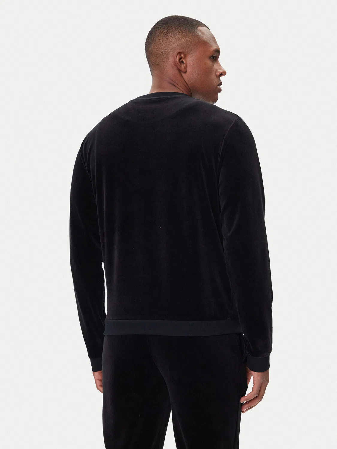 Мужская толстовка стандартного кроя Velour Boss, черный — фото 3
