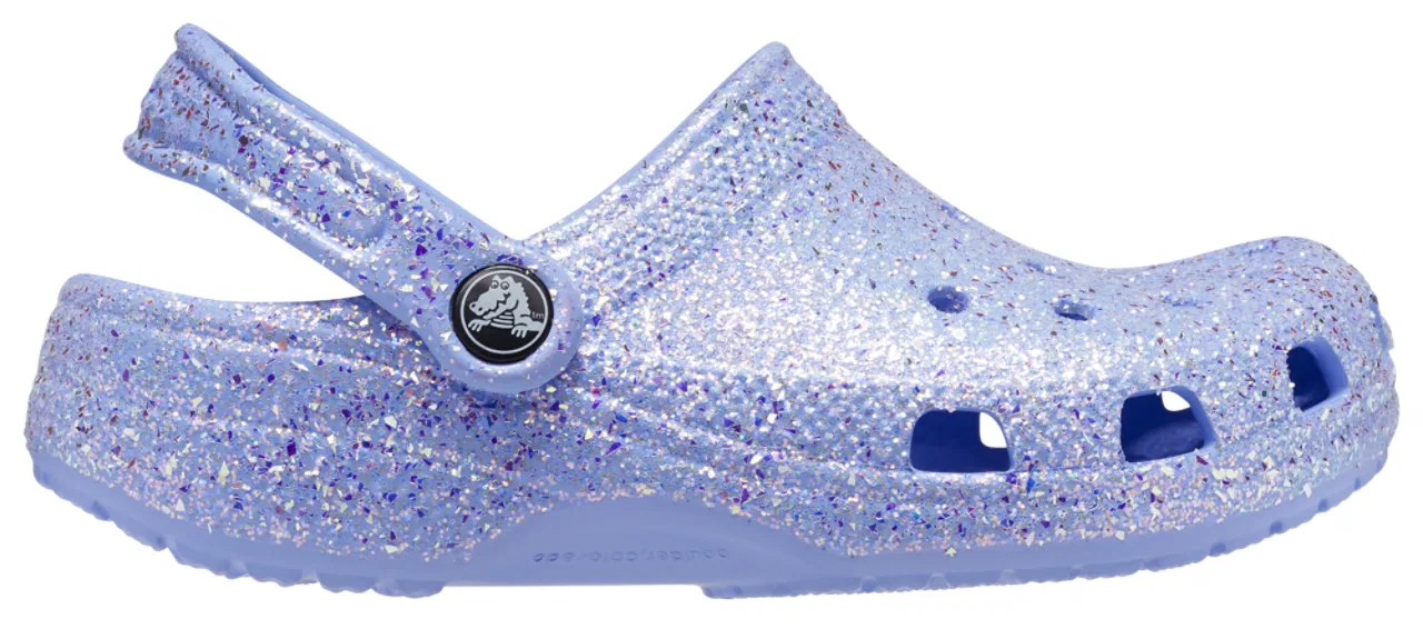 Сабо для мальчиков Glitter Crocs, цвет Moonjelly/Pink