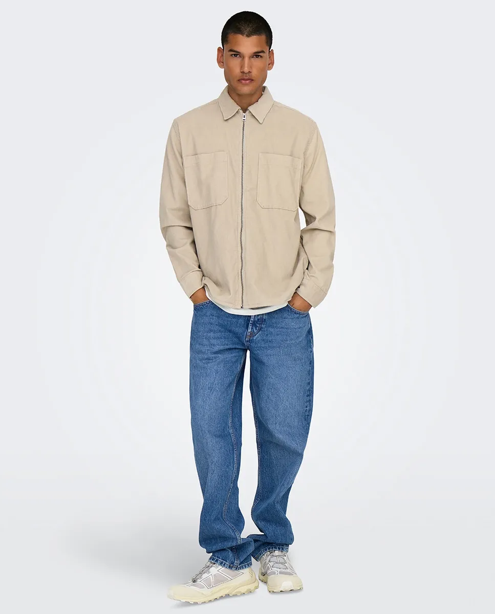 

Мужские джинсы прямого кроя Only & Sons, синий