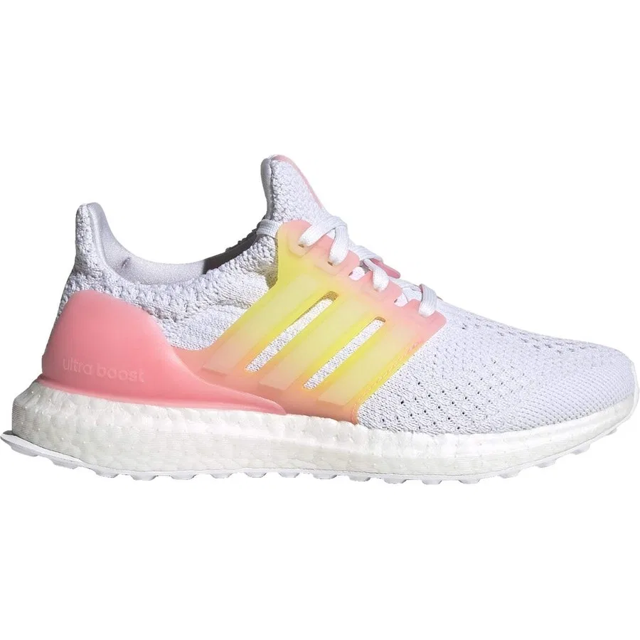 Кроссовки с верхом Primeknit Ultraboost 5.0 DNA adidas, Бело-розовый — фото 2