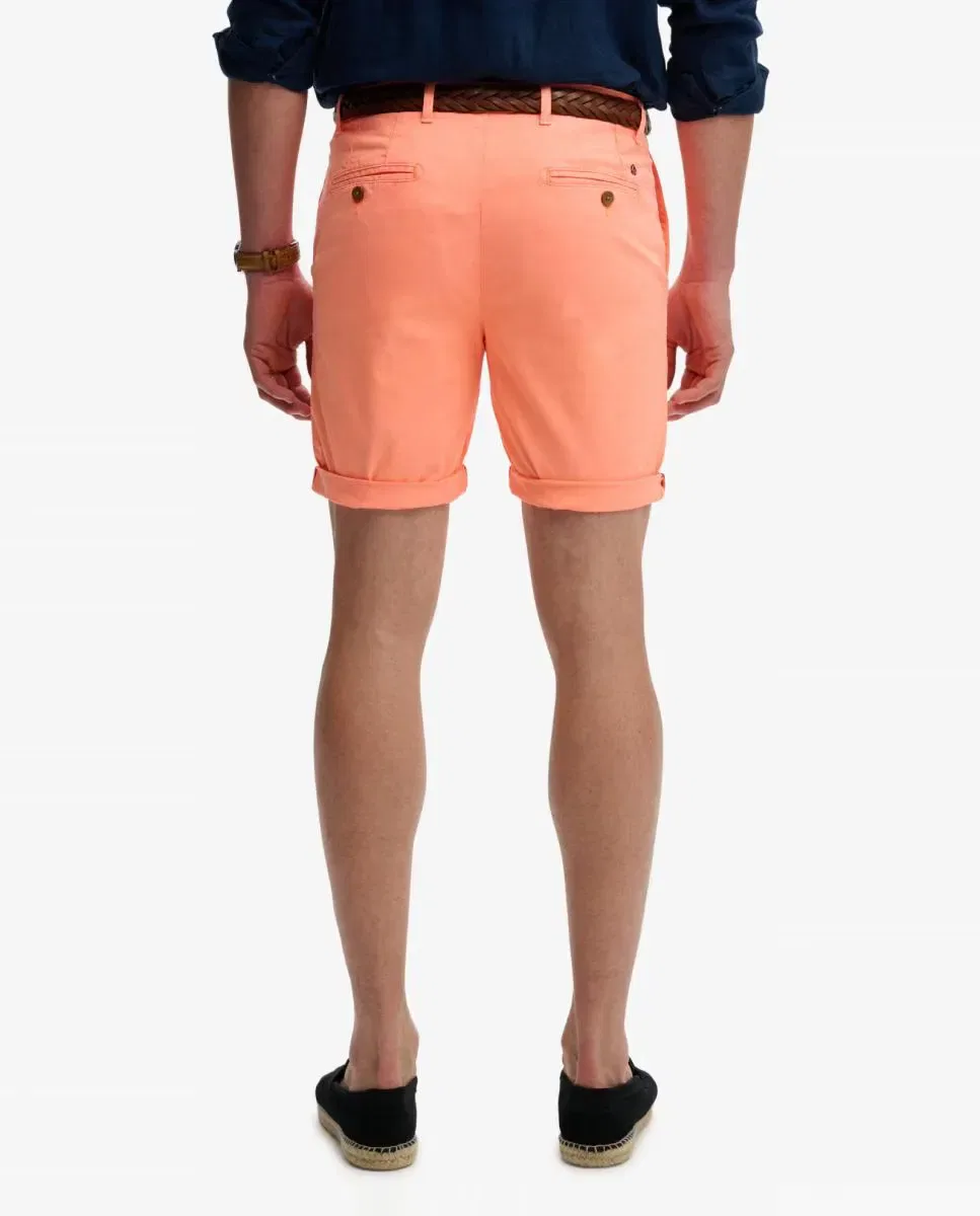 Мужские шорты чинос Premium Regular Chino Superdry, Salmon — фото 3