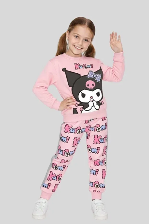 Детский спортивный комплект с принтом Kuromi Generic Brands, Pink