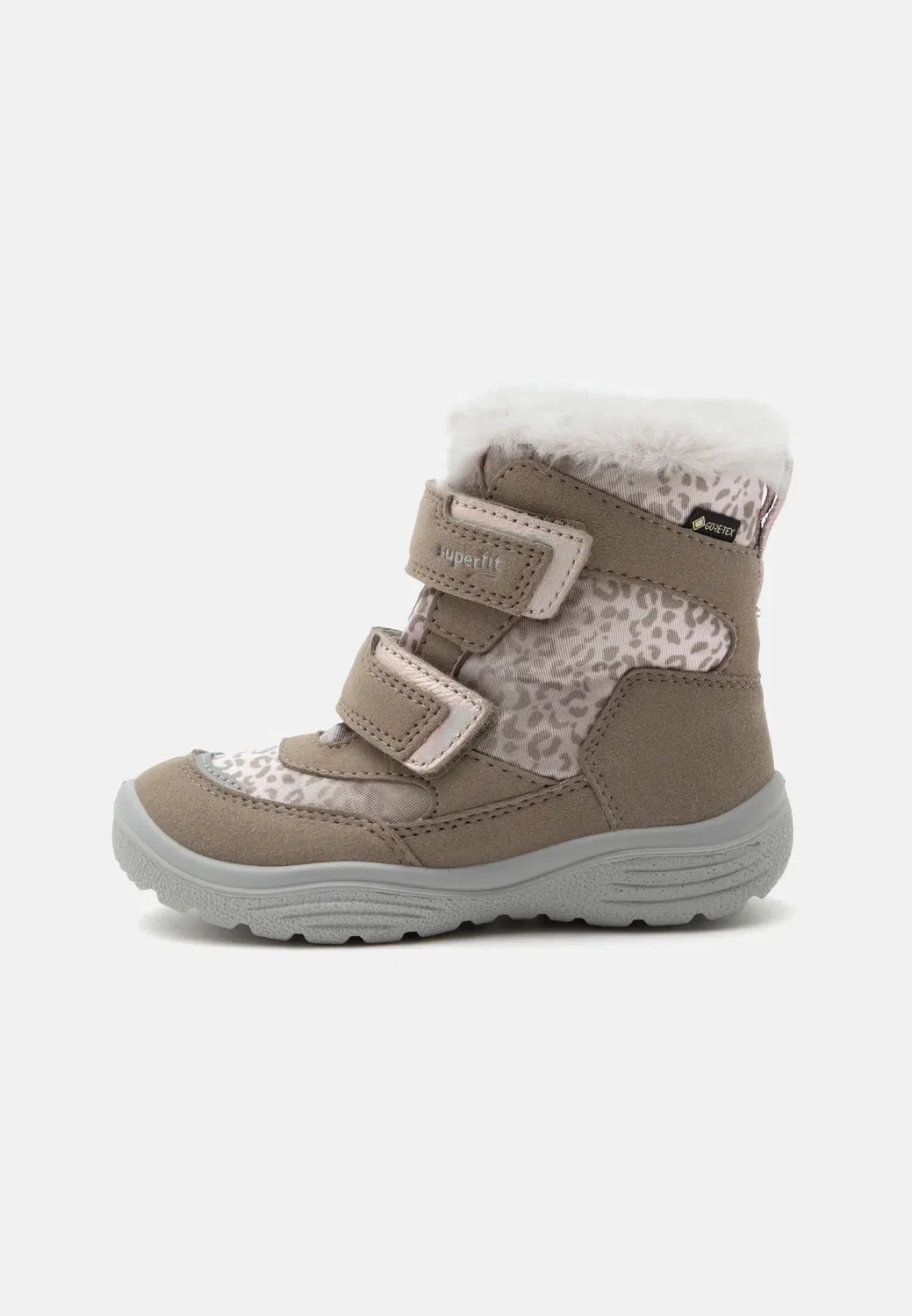 Gore-Tex Crystal - зимние ботинки Superfit, Beige/Rosa