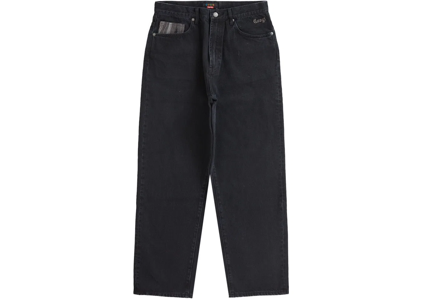 Мужские джинсы свободного кроя Supreme, Jean Black