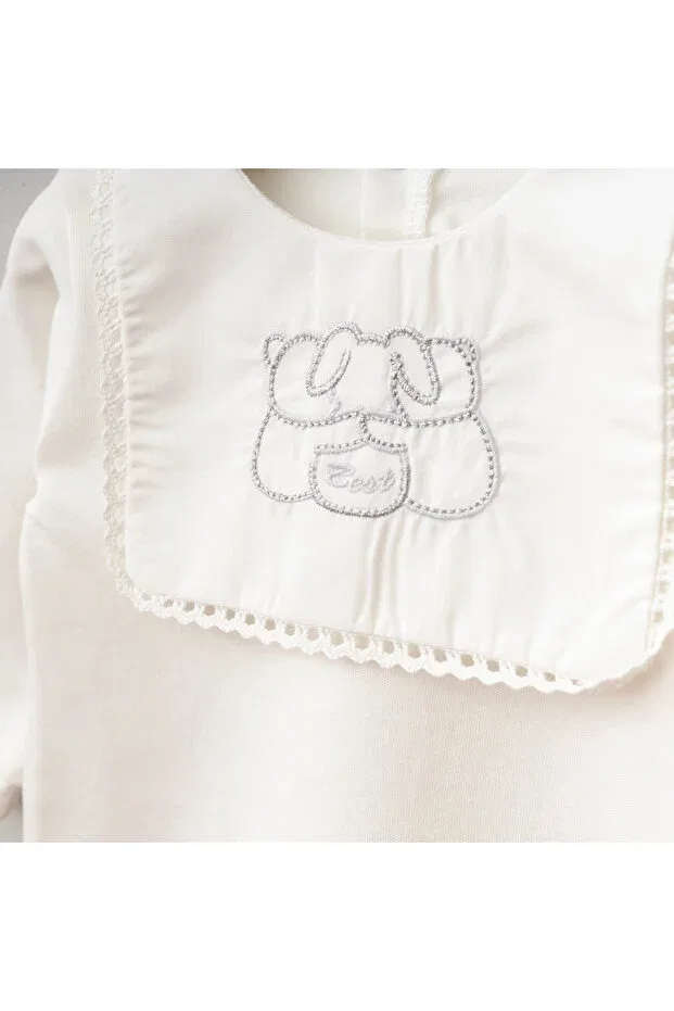 Детский комплект для новорожденных хлопковый Best friends Mert Baby, Ecru — фото 3