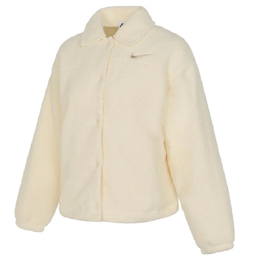 

Куртка Nike Sportswear Collared High-pile, белый