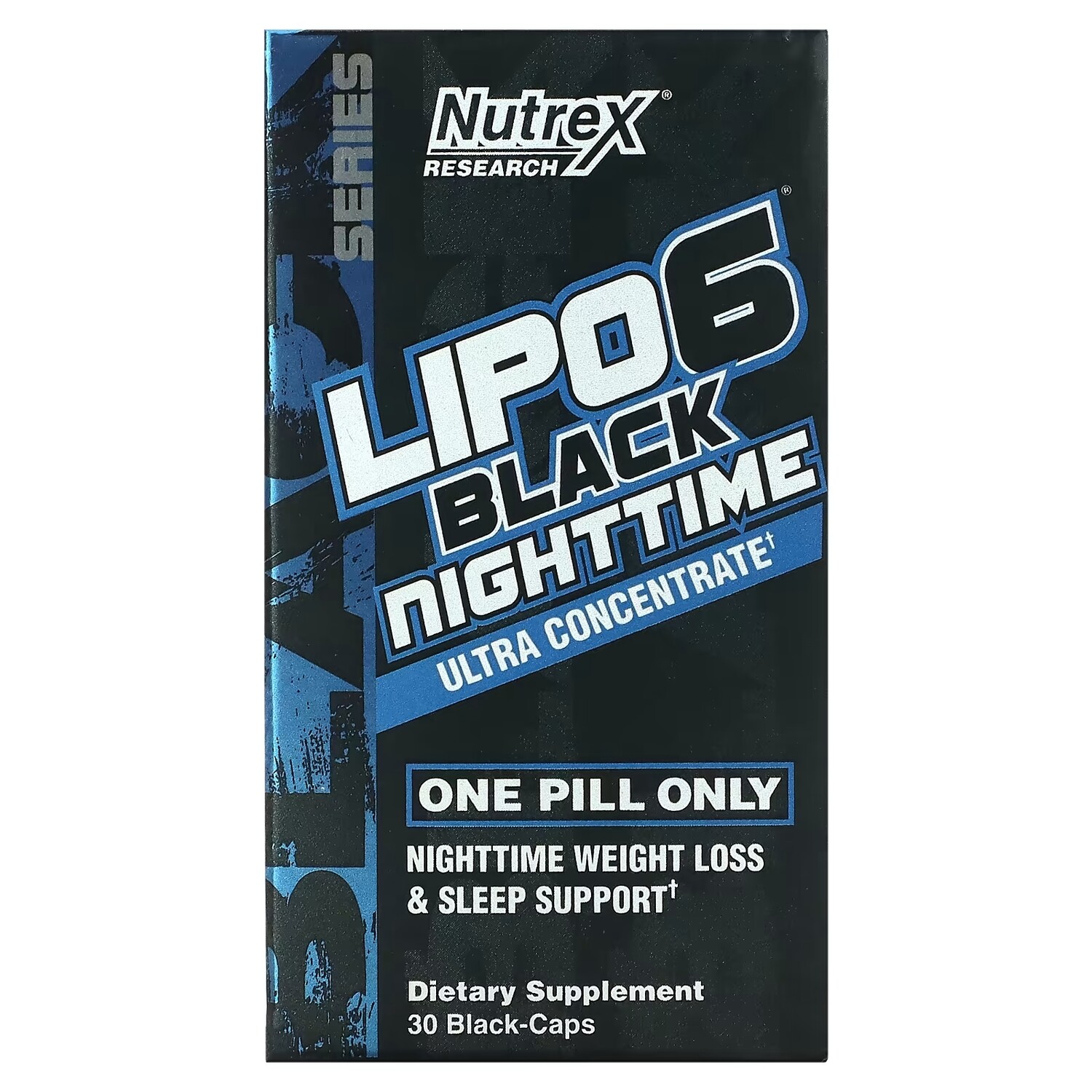 

Ультраконцентрат Nutrex Research LIPO-6 Black Nighttime, 30 капсул