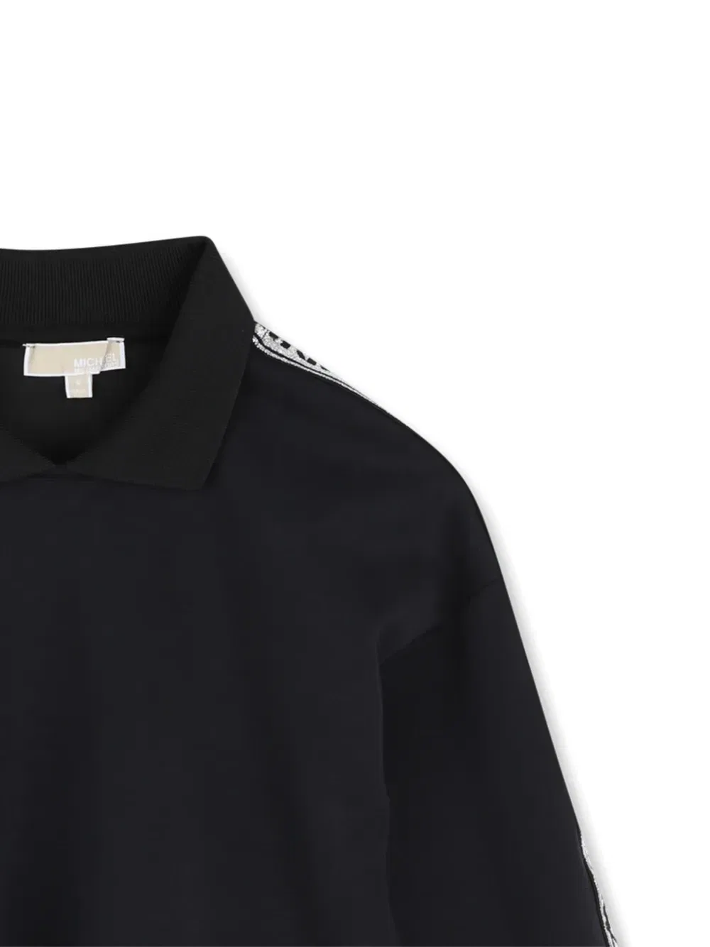 Платье с длинными рукавами и логотипом Michael Kors Kids, черный — фото 4