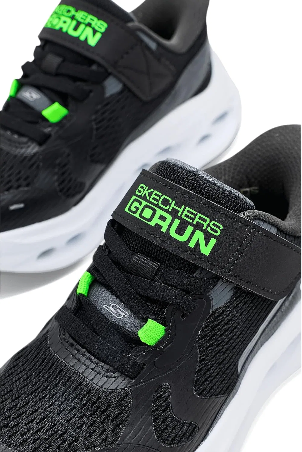 Детские кроссовки для мальчиков с технологией Hands Free Slip-ins Glide-Step 404206l Skechers, Black — фото 2