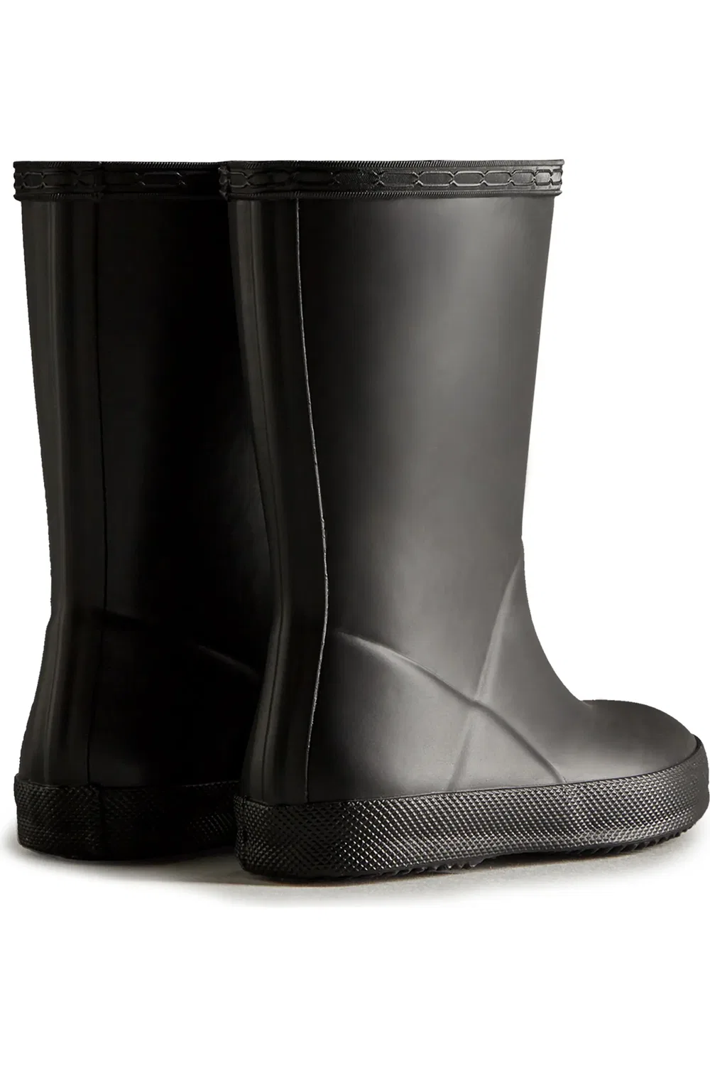 Детские резиновые сапоги на плоской подошве First Classic Rain Boot Hunter, черный — фото 2