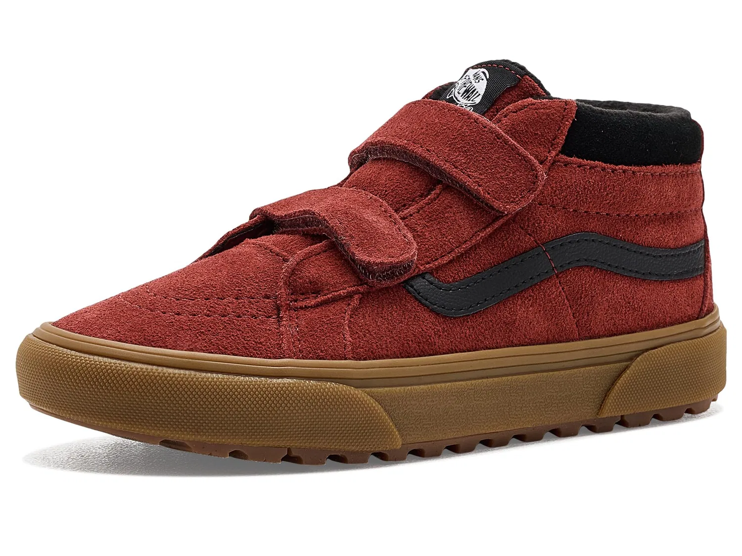 Кроссовки SK8-Mid Reissue V Insulated (для маленьких детей) Vans Kids, Gum Bordeaux