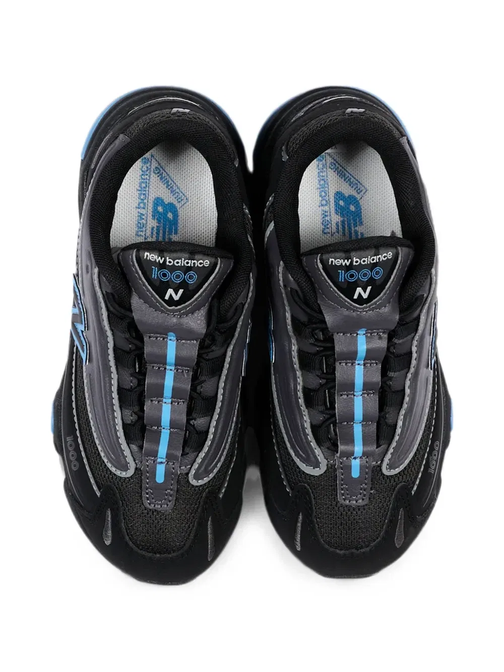 Кроссовки на шнуровке New Balance Kids, черный — фото 4