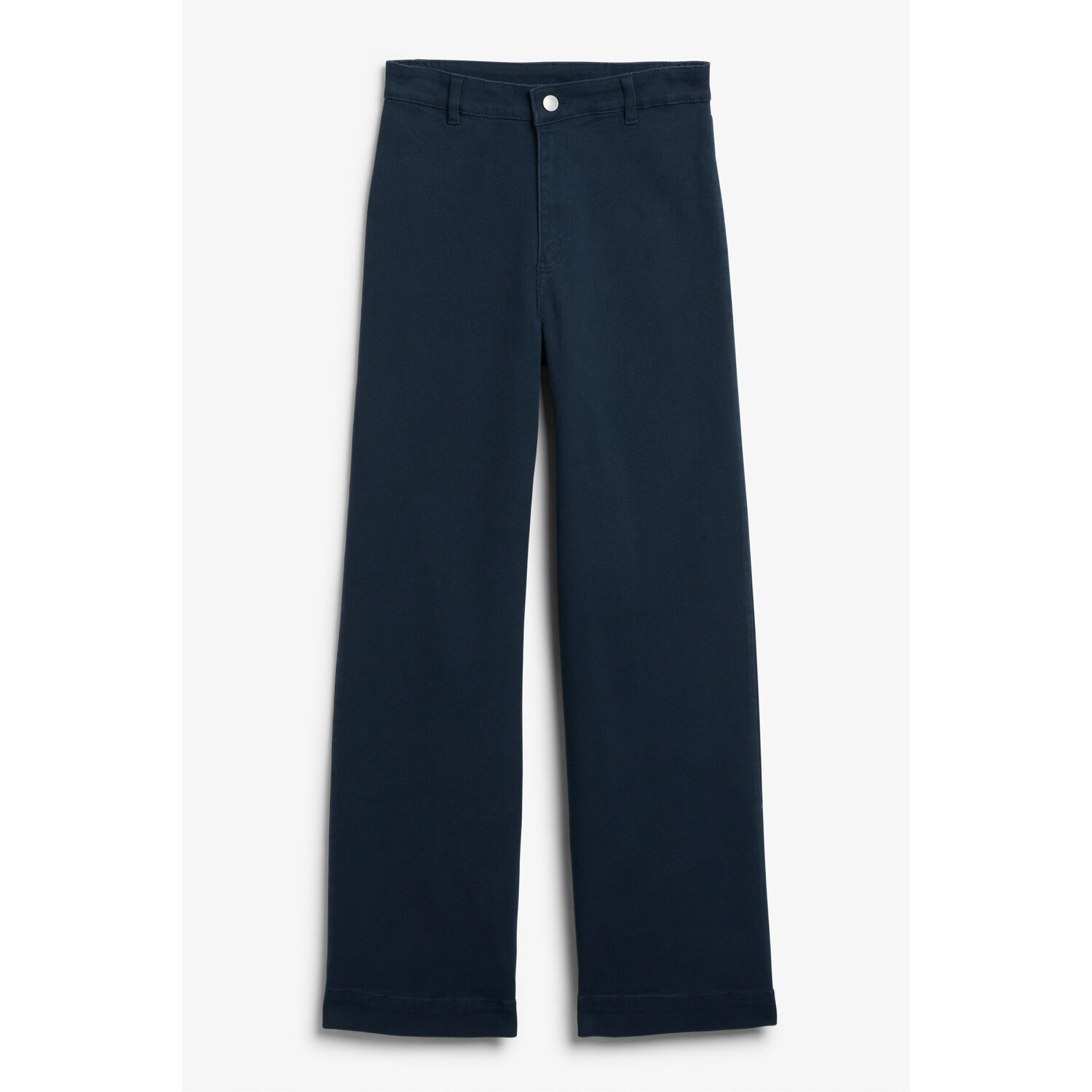 

Брюки Monki Regular Waist Straight Leg, темно-синий