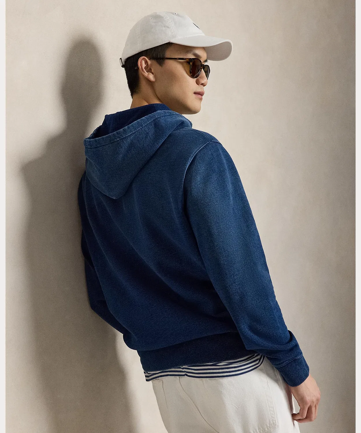 Мужской худи с длинным рукавомPolo Bear Indigo Terry POLO RALPH LAUREN, Navy — фото 4