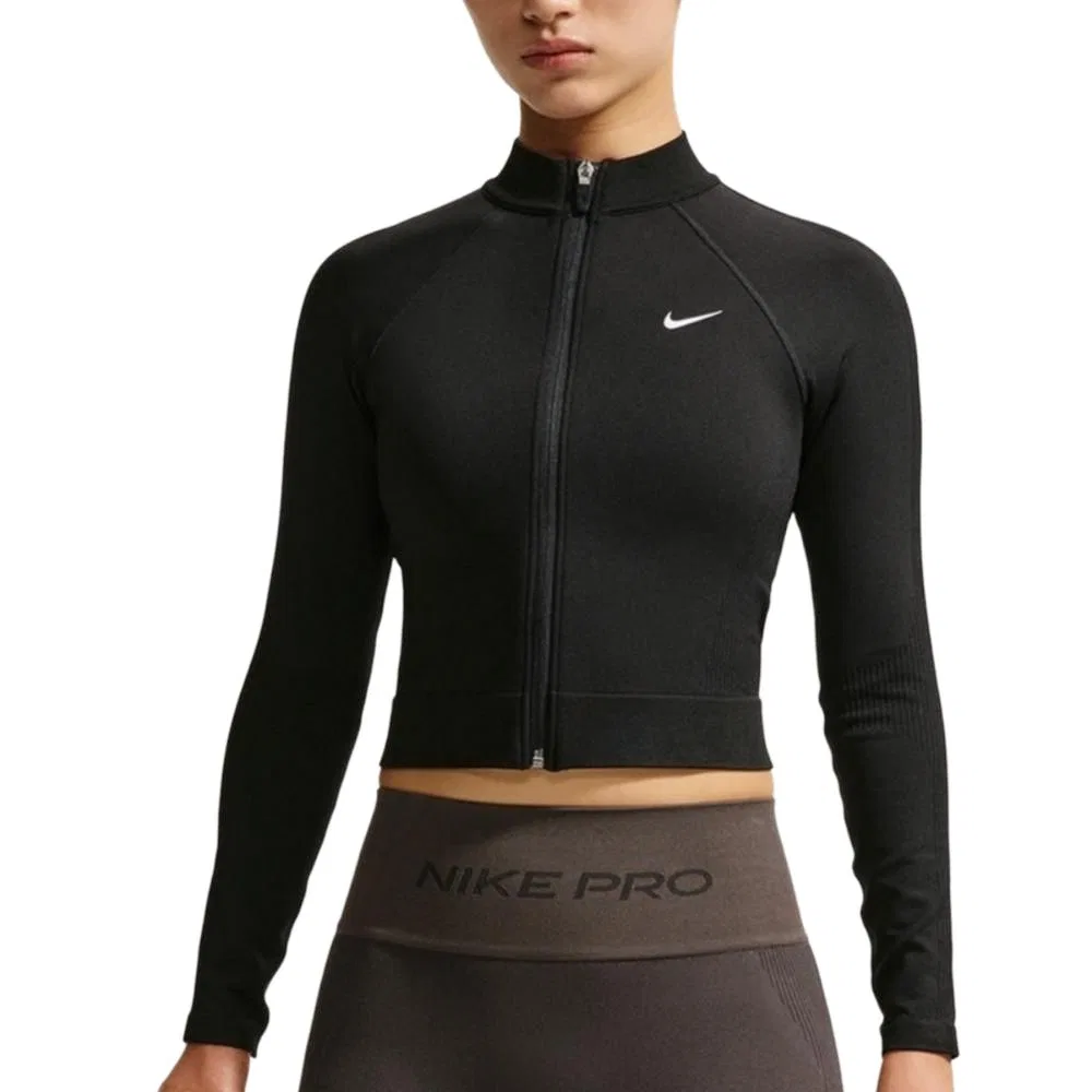 Женская куртка Nike Pro, Black/Dark Gray
