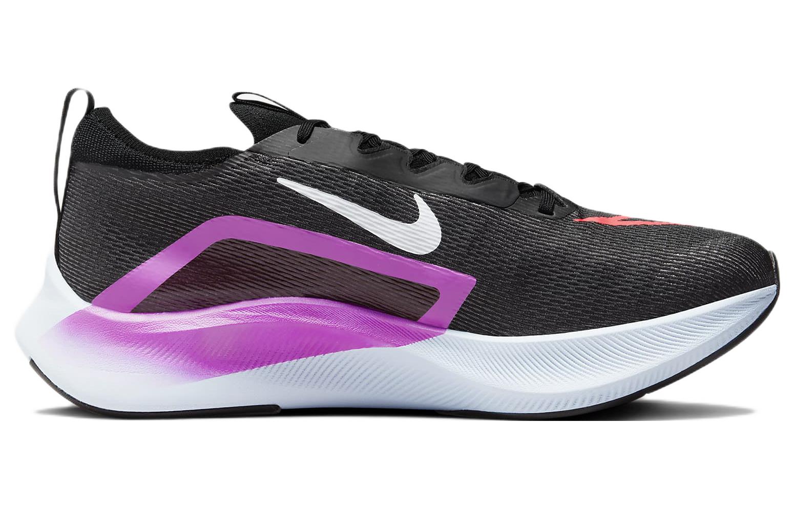 Кроссовки Nike Zoom Fly 4, черный/фиолетовый — фото 2