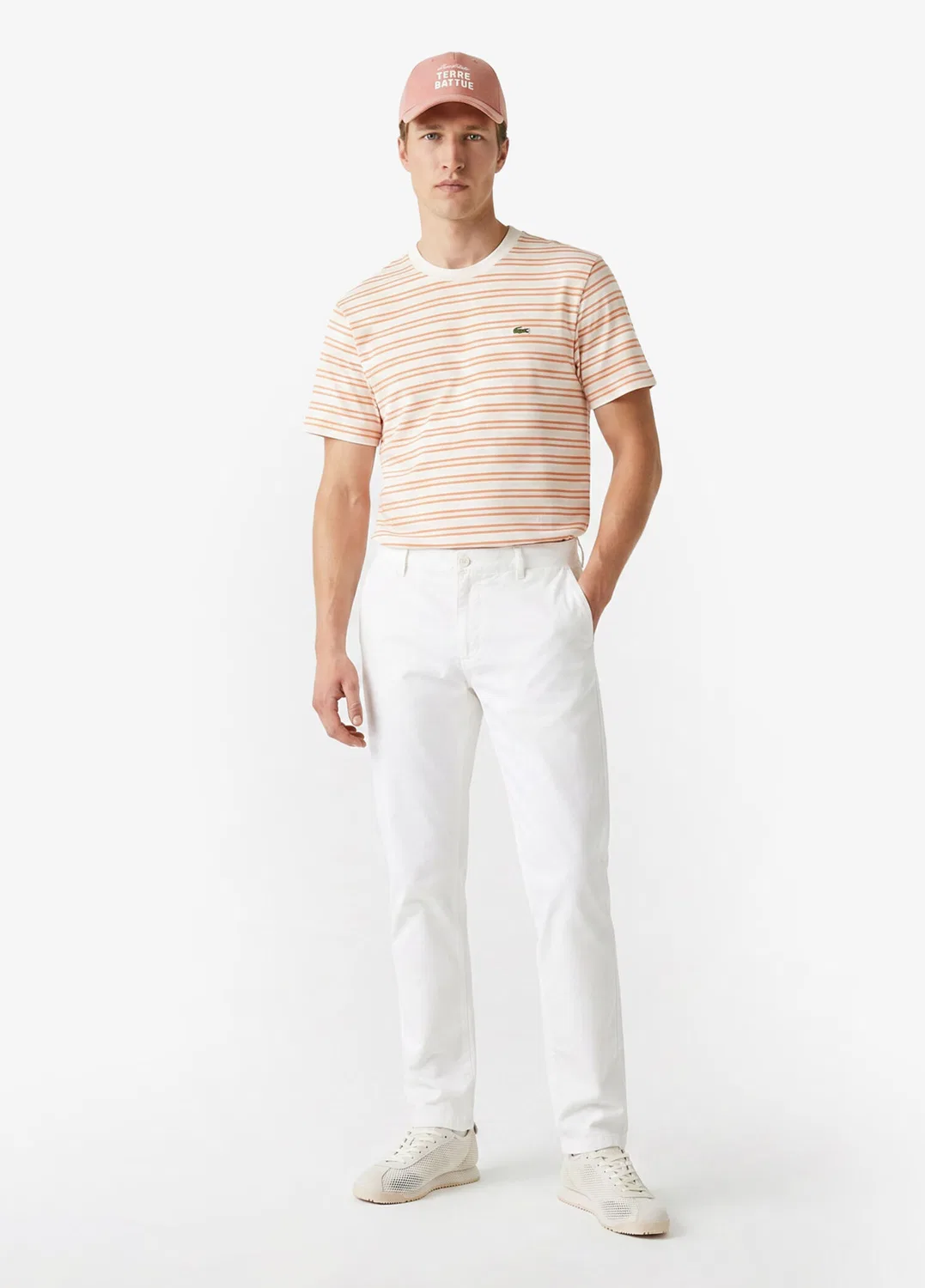 Футболка Classic Fit Lacoste, orange — фото 3