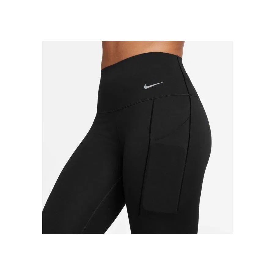 Спортивные леггинсы с высокой посадкой Nike Universa Medium-Support High-Waisted Cropped, Черный — фото 4