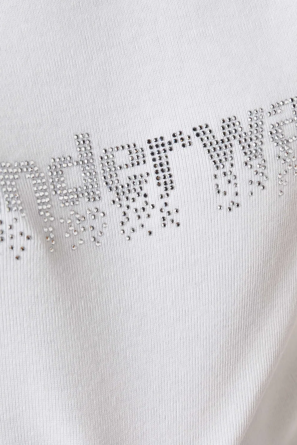 Футболка детская с принтом из хлопка Alexander Wang, белый — фото 4