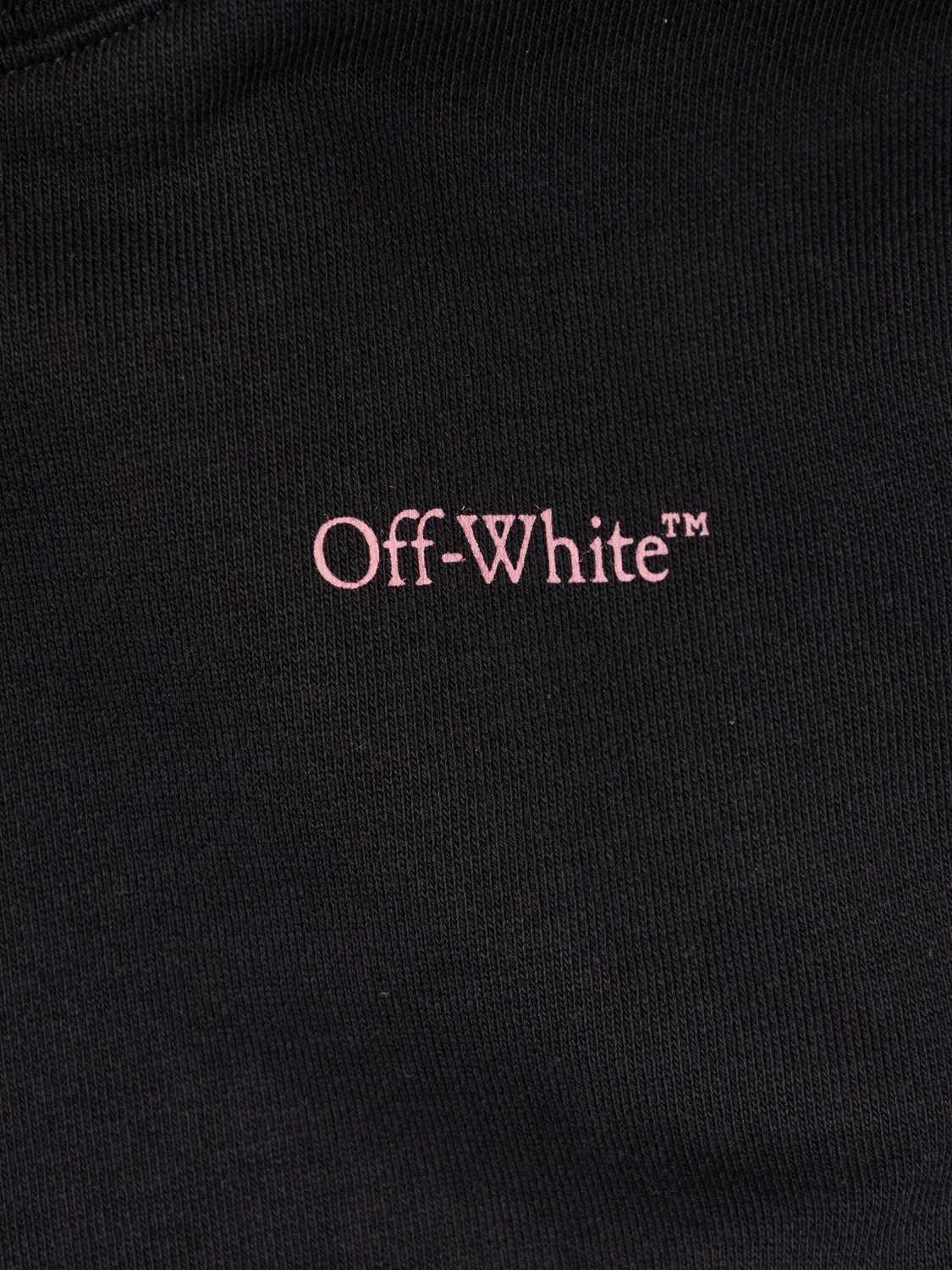 Мини-платье-худи черное OFF-WHITE, черный — фото 2