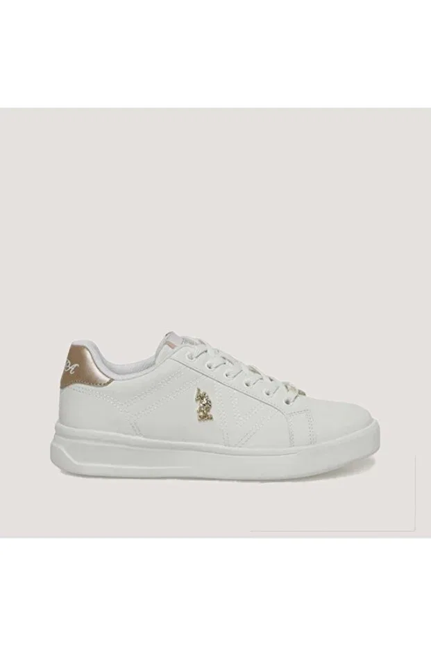 Женские кеды на плоской подошве U.S. Polo Assn., White White