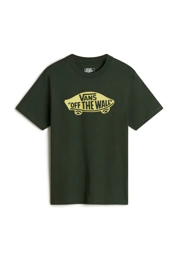 Футболка с принтом Print t-shirt Vans, Dark Green, темно-зеленый