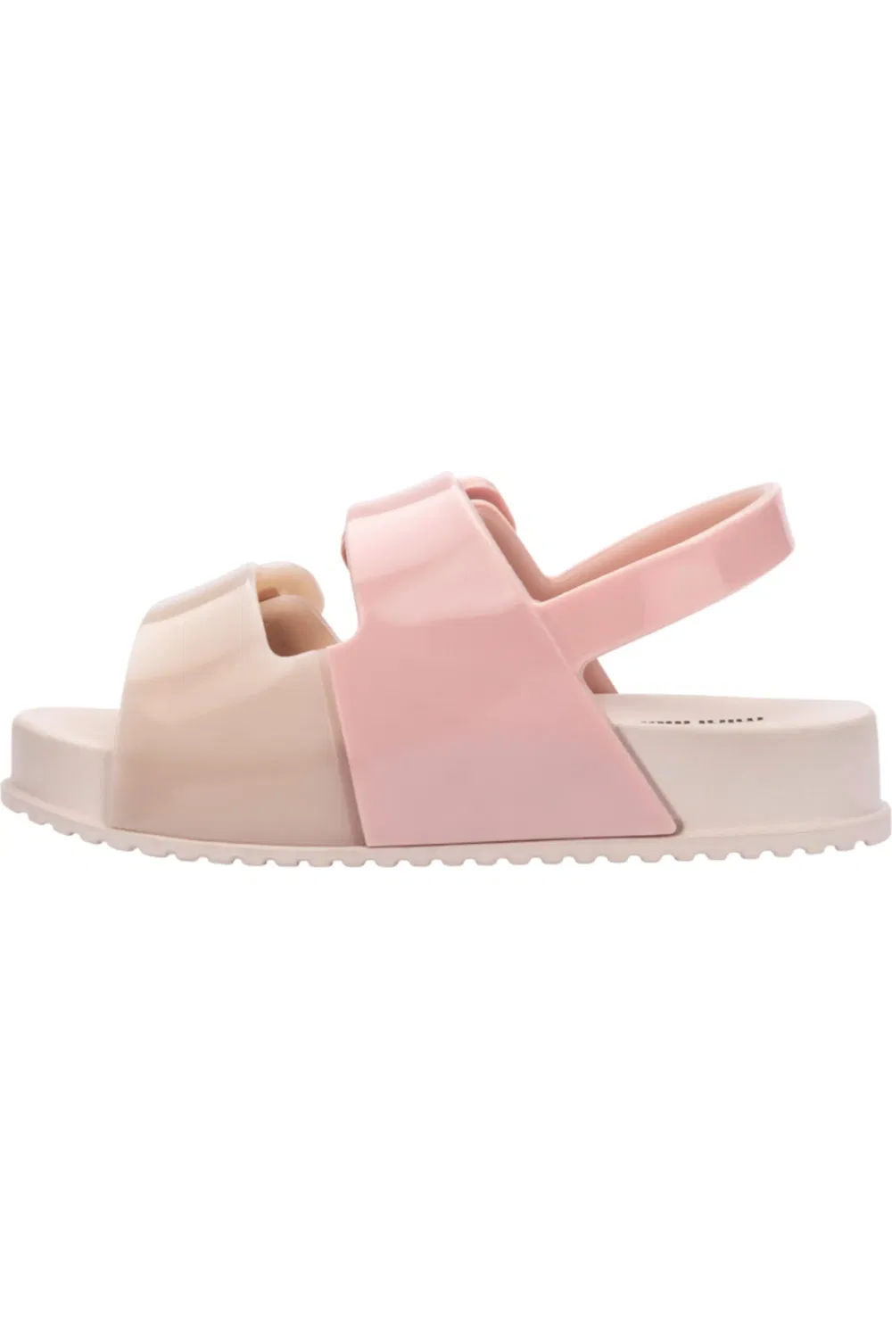 Сандалии детские с регулируемым ремешком Mini Cozy Slingback Mini Melissa, розовый/бежевый — фото 4
