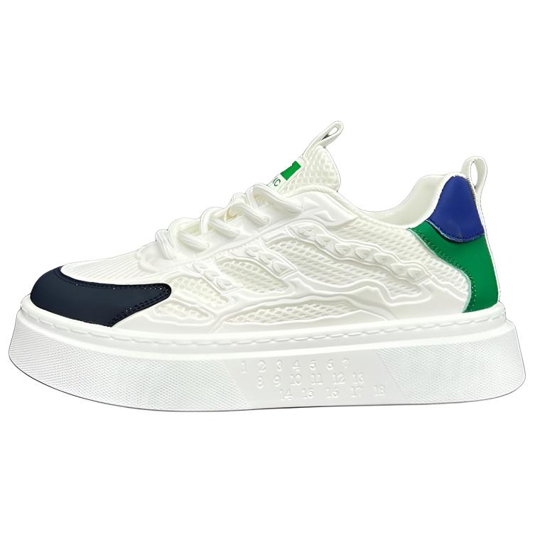 

ZUOSAISI Водонепроницаемые легкие дышащие мужские лоу-топы для скейтбординга бело-зеленые, цвет White Green