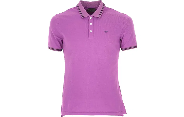 Мужское поло Purple Emporio Armani, Purple