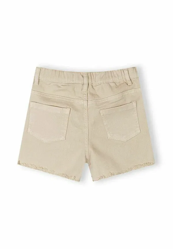 Джинсовые шорты из хлопка 2 pack with raw hem Minoti pink, beige, розовый/бежевый — фото 3