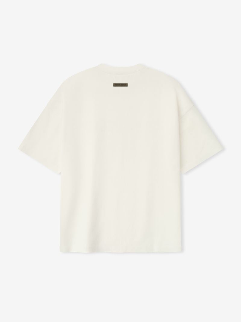 Футболка Fear of God Essentials Ponte 90s, слоновая кость — фото 2