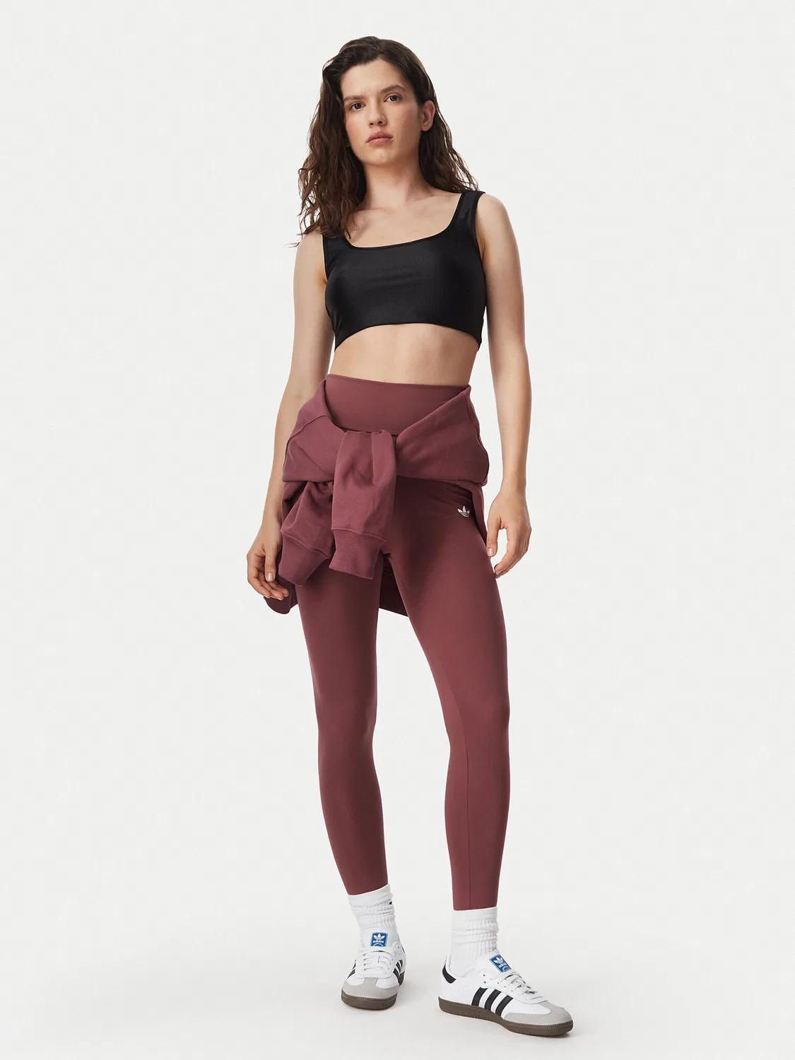 Женские леггинсы облегающего кроя Essentials Tights Adidas, коричневый — фото 2