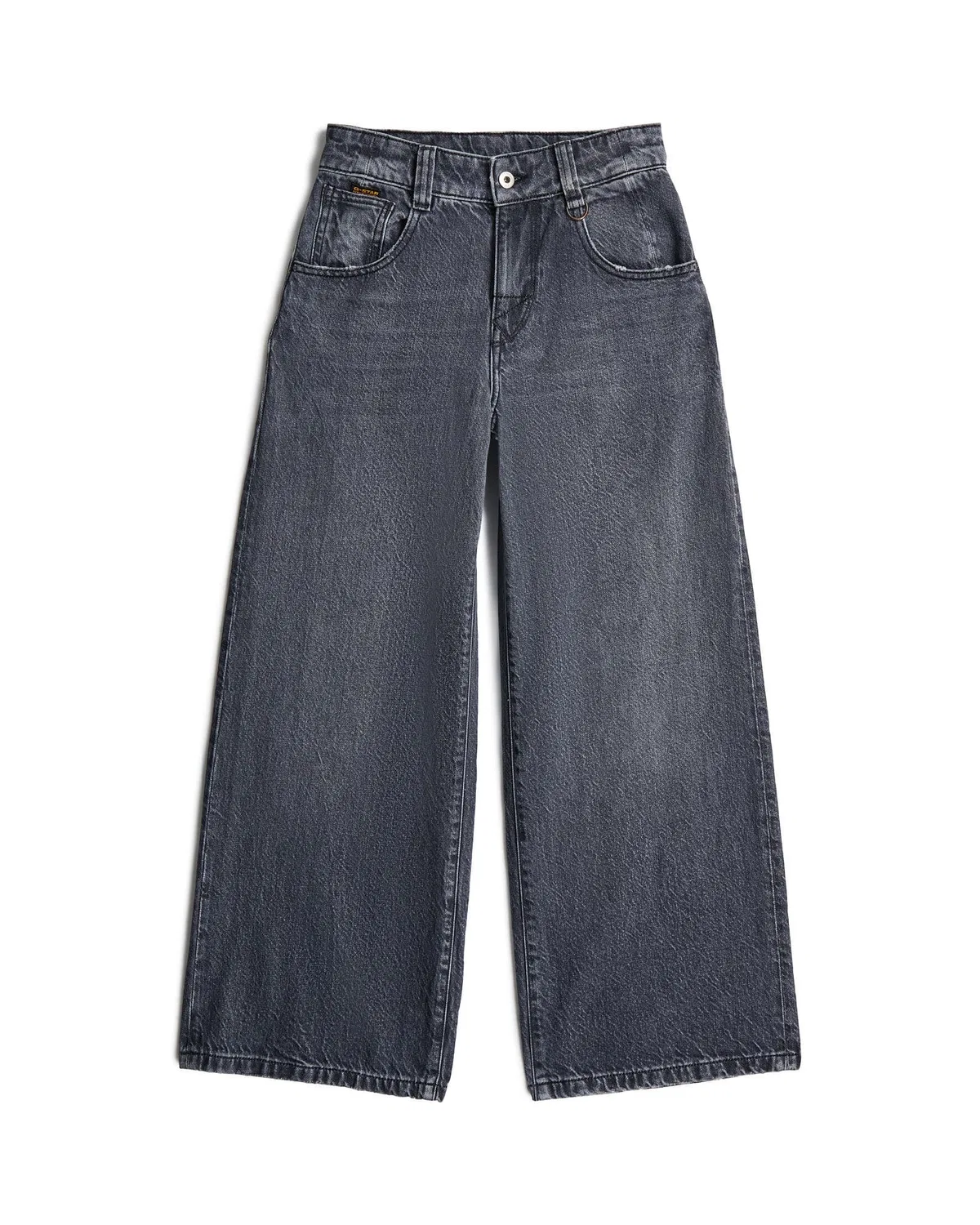 Джинсы свободные с высокой посадкой Skater High Loose G-Star Raw, темно-синий — фото 4