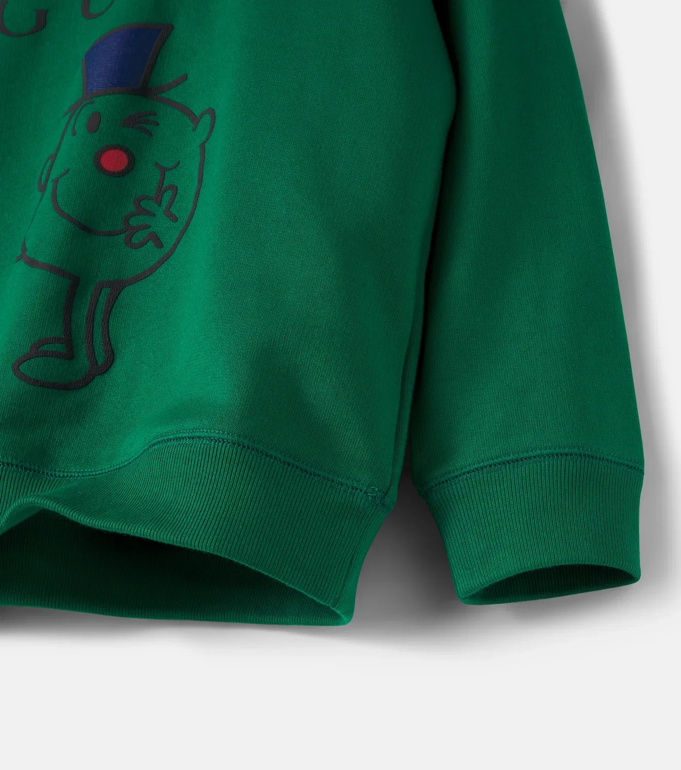 Худи с капюшоном хлопковое Mr. Men Little Miss Gucci Kids, зеленый — фото 4