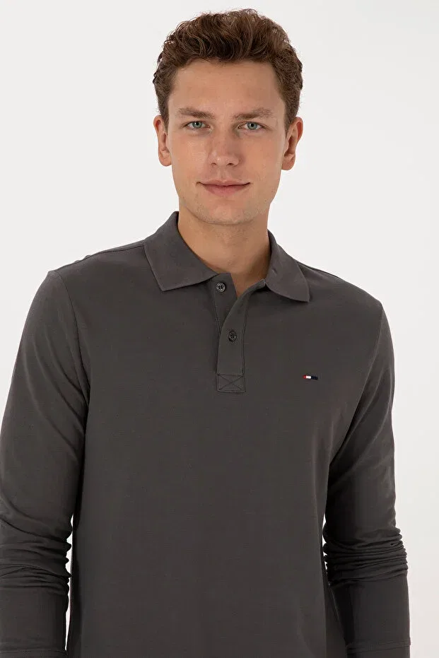 Мужские свитшот хлопковый U.S. Polo Assn., Gray — фото 2
