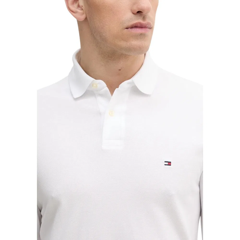 Мужское поло с длинным рукавом 1985 REGULAR LS POLO Tommy Hilfiger, White — фото 4