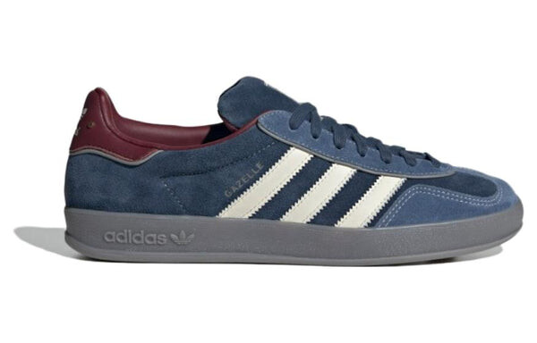 Кроссовки adidas originals Gazelle Indoor 'Navy White', белый — фото 2