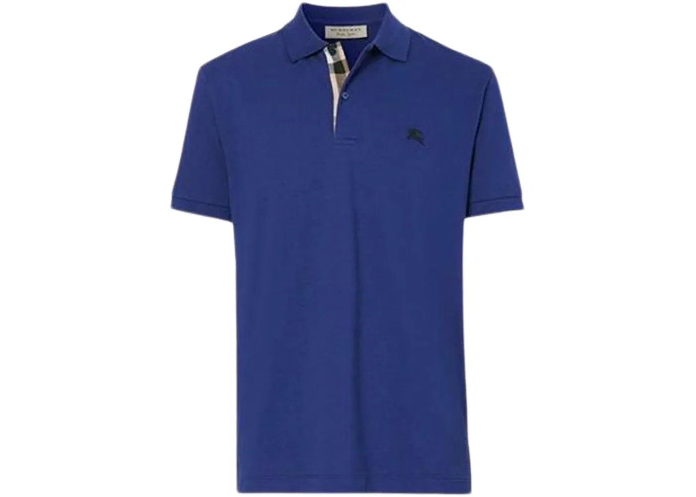 Мужское поло с вышивкой Burberry, Blue