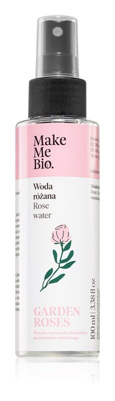 

Интенсивно увлажняющая розовая вода Make Me BIO Garden Roses