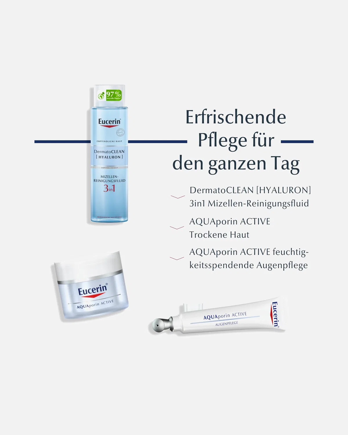 Крем для лица Aquaporin Active, увлажняющий уход для сухой кожи Eucerin, 50 Ml — фото 4