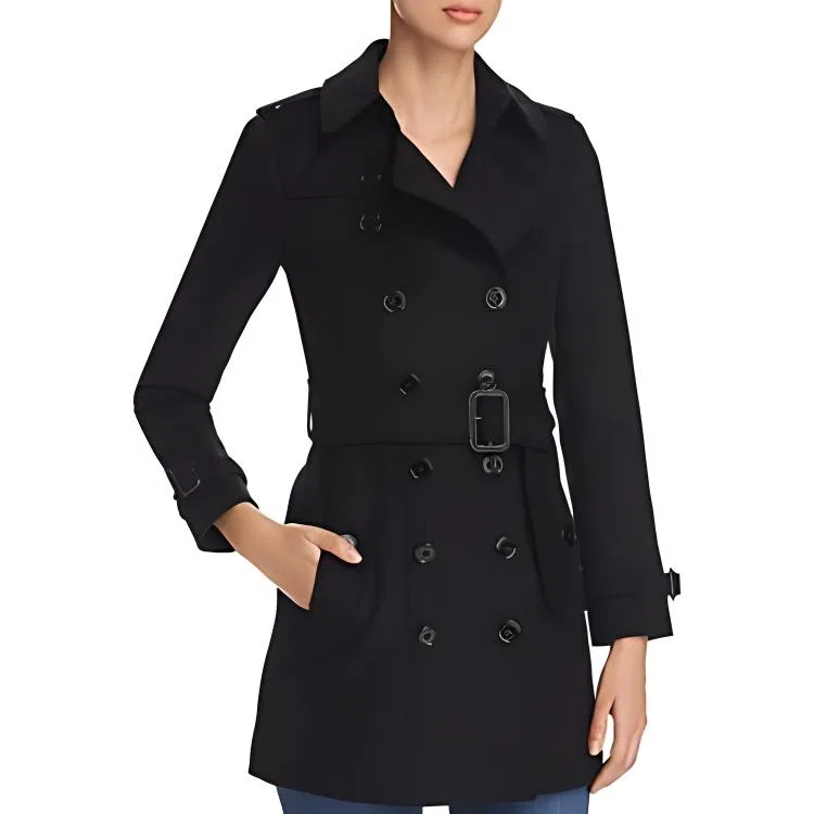 Женское пальто с отложным воротником Burberry, Black