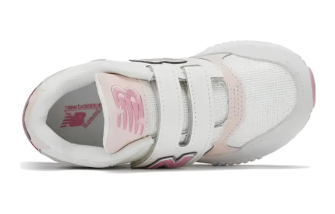 Детские кроссовки с амортизацией New Balance 530, White Pink — фото 4