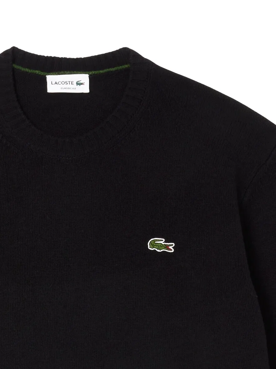 Свитер LACOSTE черного цвета — фото 4