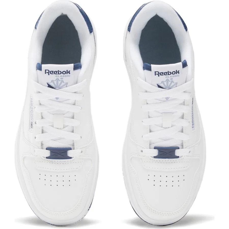 Кроссовки детские Reebok Phase Court, кожаные, кирпично-белые — фото 4